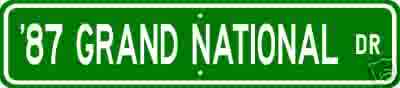 87 grand national sign