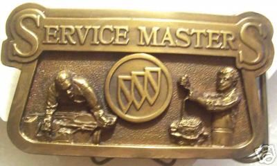 BUICK SERVICE MASTERS BELT BUCKLE