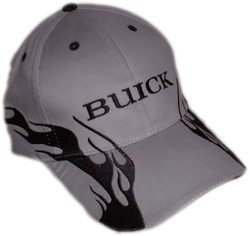 Gray Flame Buick hat