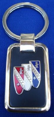 buick trishield key chain