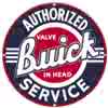 buick authorized service porcelain sign