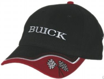 buick black & red hat