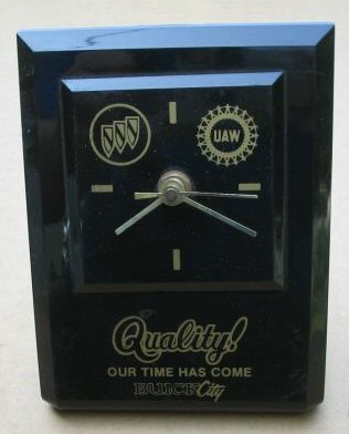 buick city desk clock