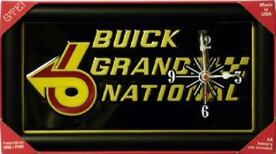 buick grand national desk clock