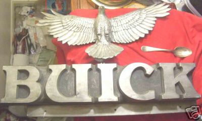 buick hawk dealership display sign