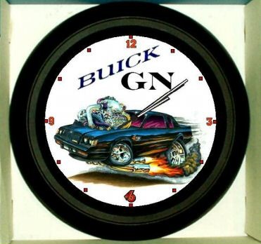 cartoon turbo buick regal clock