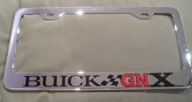 chrome plated buick gnx frame