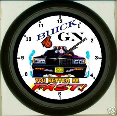 fast turbo buick clock