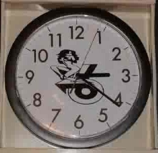 girl rides buick clock