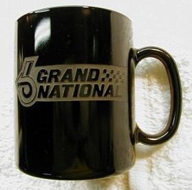 grand national  logo coffee cup