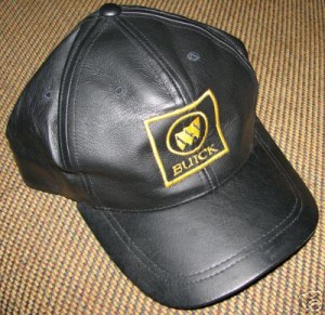 leather buick hat