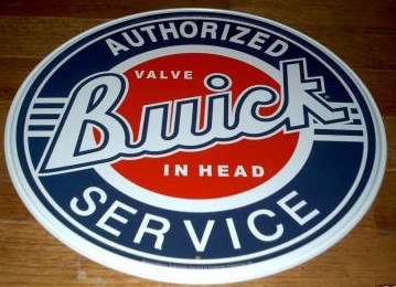 metal buick sign