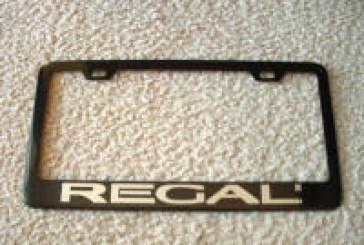 Turbo Buick Regal License Plate Frames