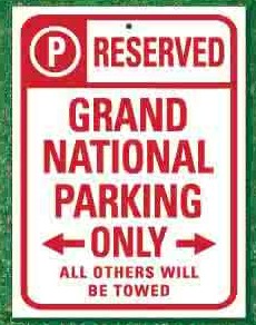 reserved for buick grand national sign