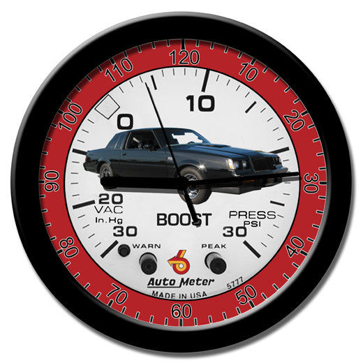 Turbo Buick Regal Themed Clocks