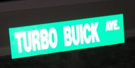 turbo buick ave sign