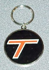 turbo t logo key ring