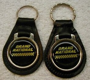 yellow letter grand national keyfob