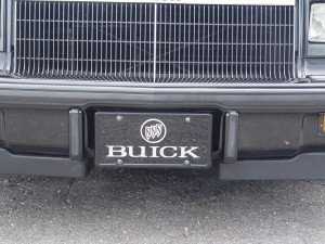 buick tri-shield license plate