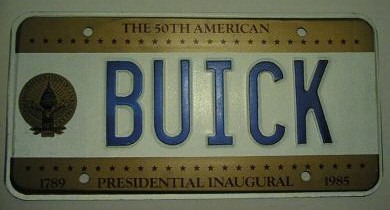 Buick Turbo Regal Themed Front License Plates