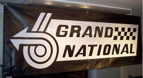 1986 buick grand national banner
