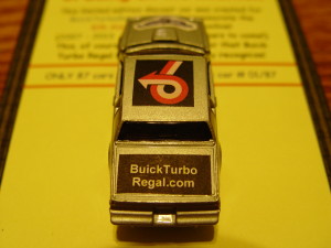 turbo buick die cast car