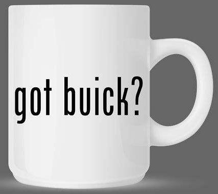 got buick coffee cup