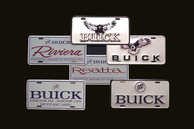 Buick Related License Plate Collection
