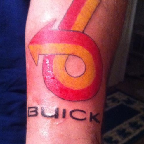 Buick Turbo 6 Arrow Logo Tattoos