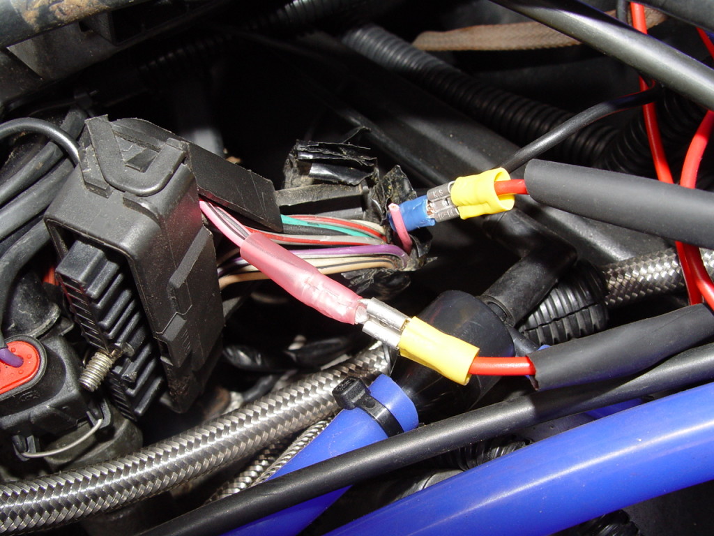 ignition module hot wire