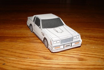 Turbo Regal Hand Crafted Paper Car