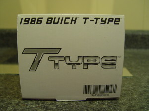 GMP 1986 buick t-type dark red