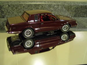 GMP 1986 buick t-type dark red