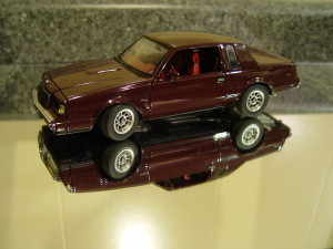 GMP 1986 buick t-type dark red