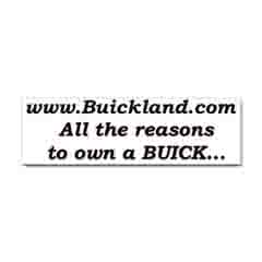 buickland bumper sticker