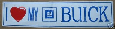 GM Buick sticker