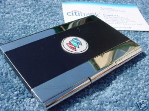 buick tri shield biz card holder