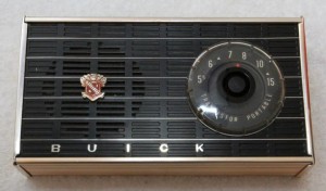 1959 Buick Transistor Portable Radio