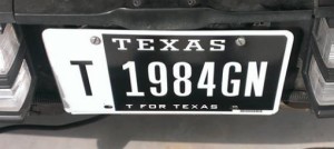 1984 GN plate