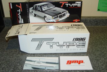 GMP 1:24 Scale Turbo Buick Series – 1986 Buick Regal T-type WH1