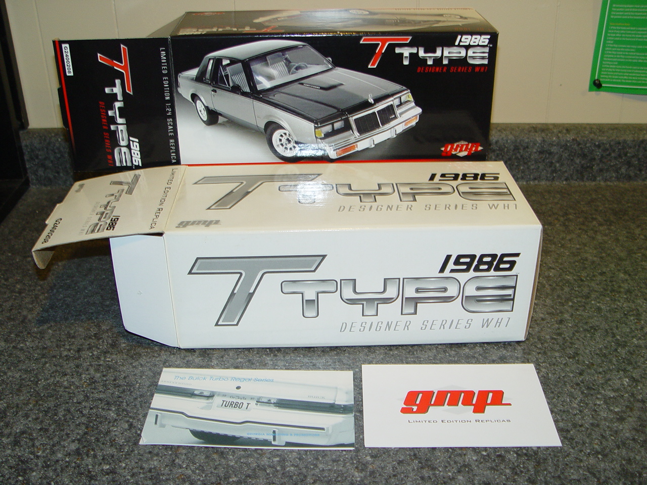 GMP 1:24 Scale Turbo Buick Series - 1986 Buick Regal T-type WH1