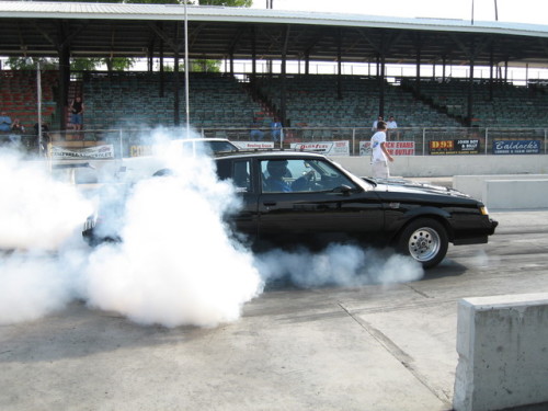 buick grand national burnout