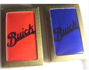 buick playing cards