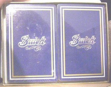 buick script logo playing cards