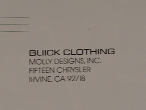 buick clothing