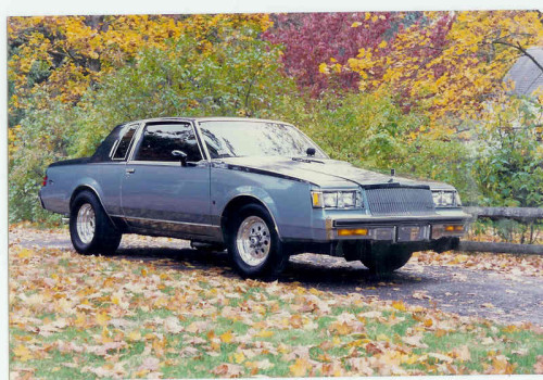 two tone blue buick