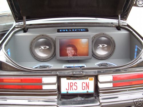 buick grand national tv set up