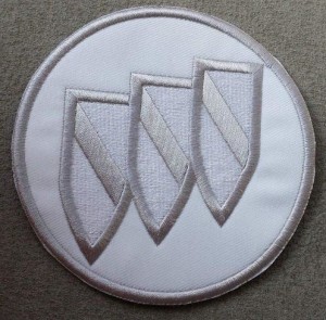 buick tri shield solid color patch