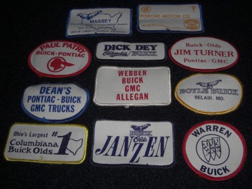 collection of buick dealership patches