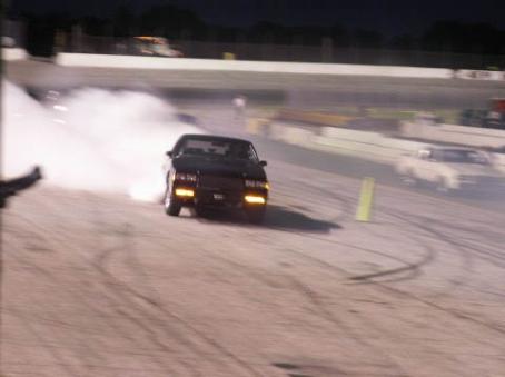tearin down the track